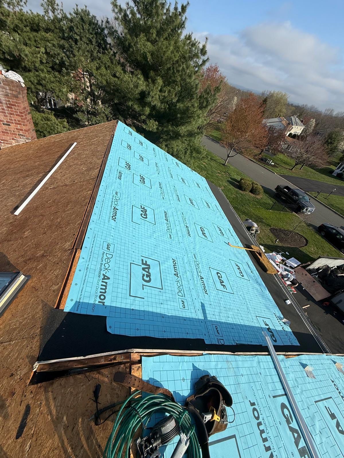 Gilbertsville Full Roof Replacement and Interior Leak Repair by Priority Roofing and Exteriors LLC