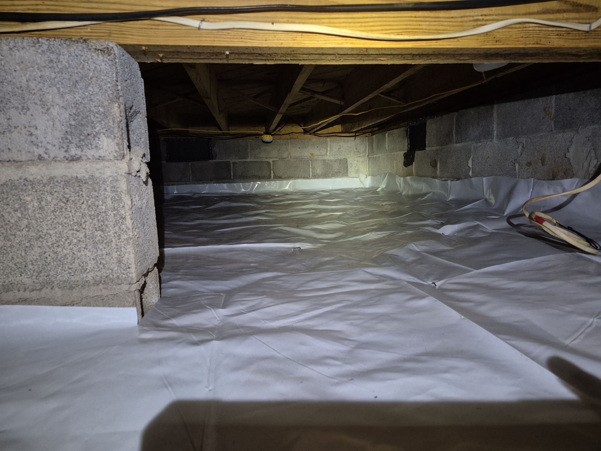 Project in Norfolk by Patriot Crawl Space Repairs