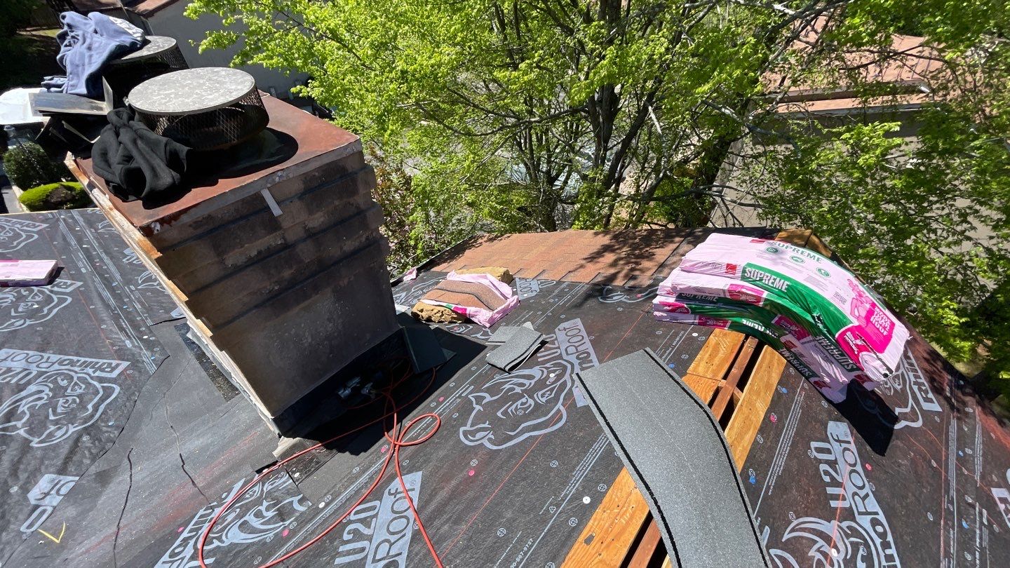 Commercial Roofing Installation using Owens Corning Autumn Brown by Inspector Roofing and Restoration