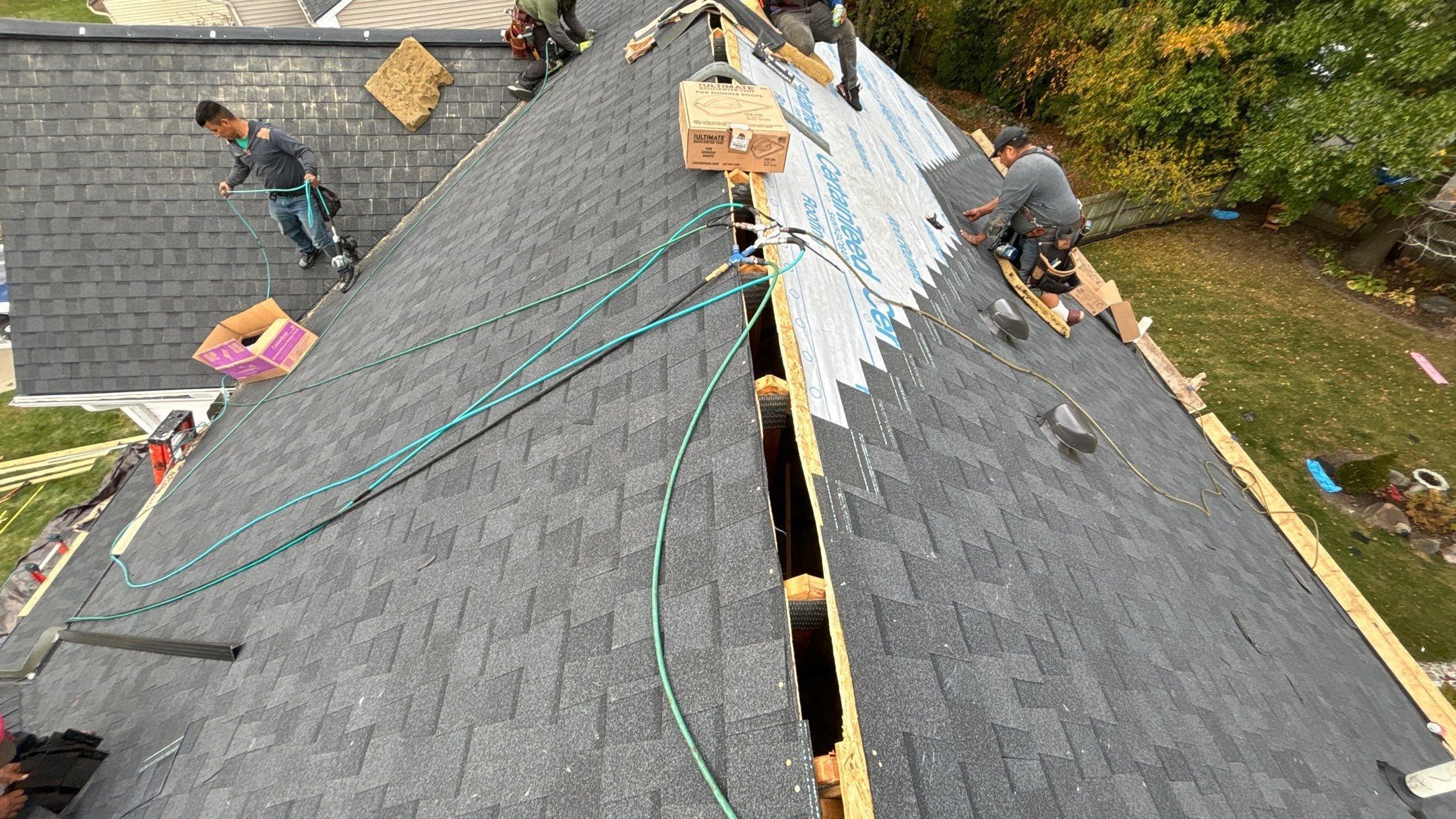 Roof Replacement using CertainTeed Landmark by 180 Contractors
