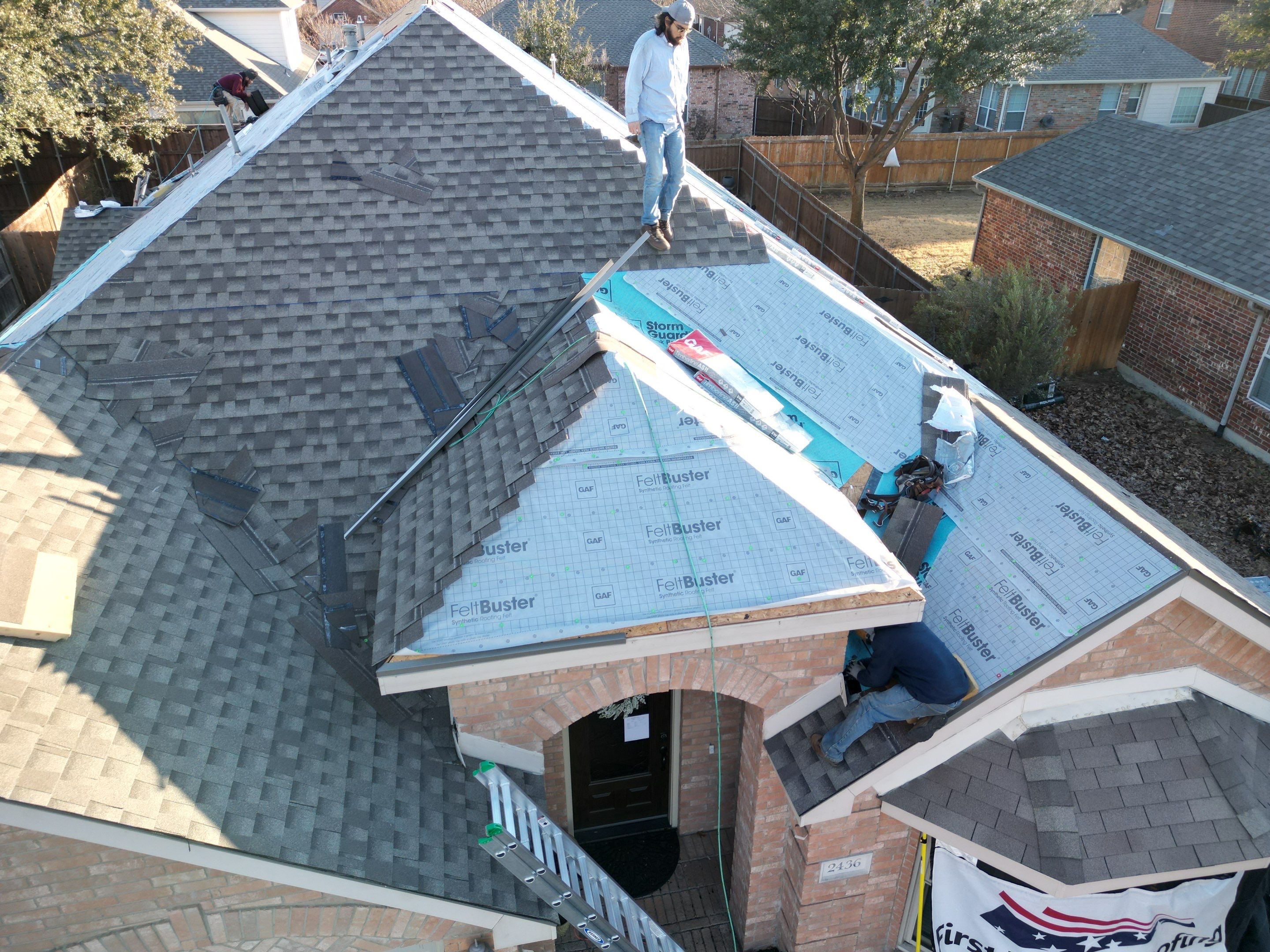 Roof Replacement for an awesome client! by First United Roofing & Construction