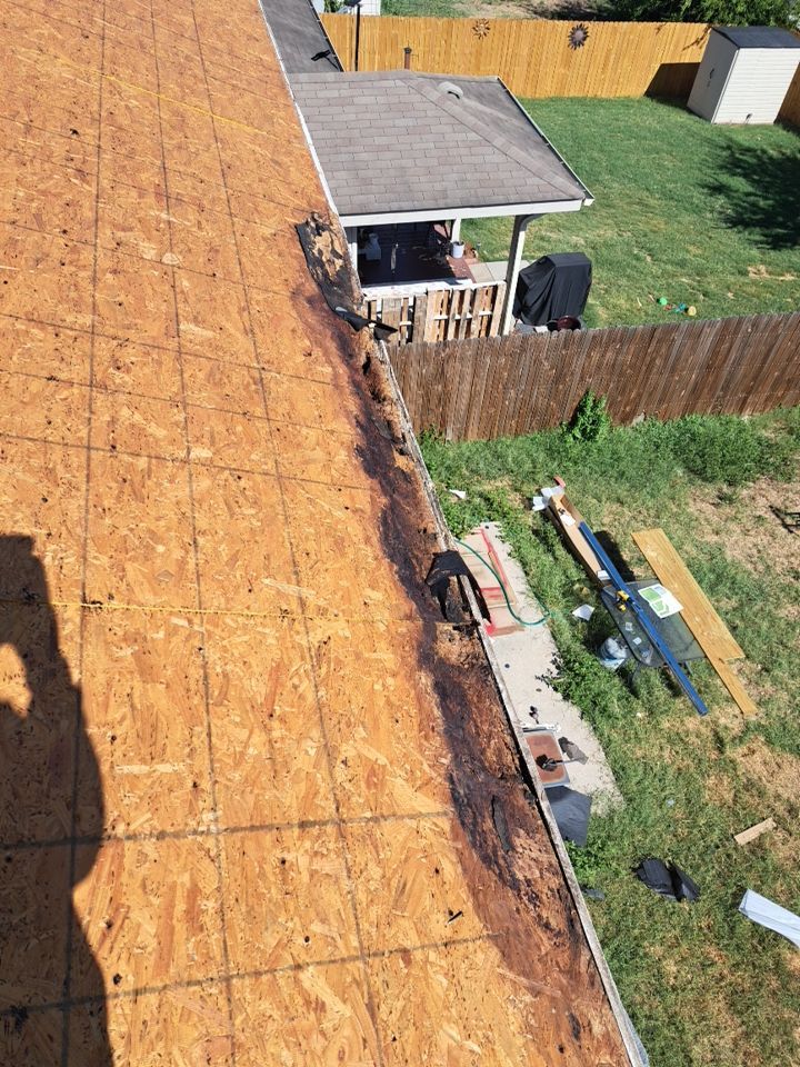 Reroof w/ window repairs by Heaven Sent Roofing, LLC 