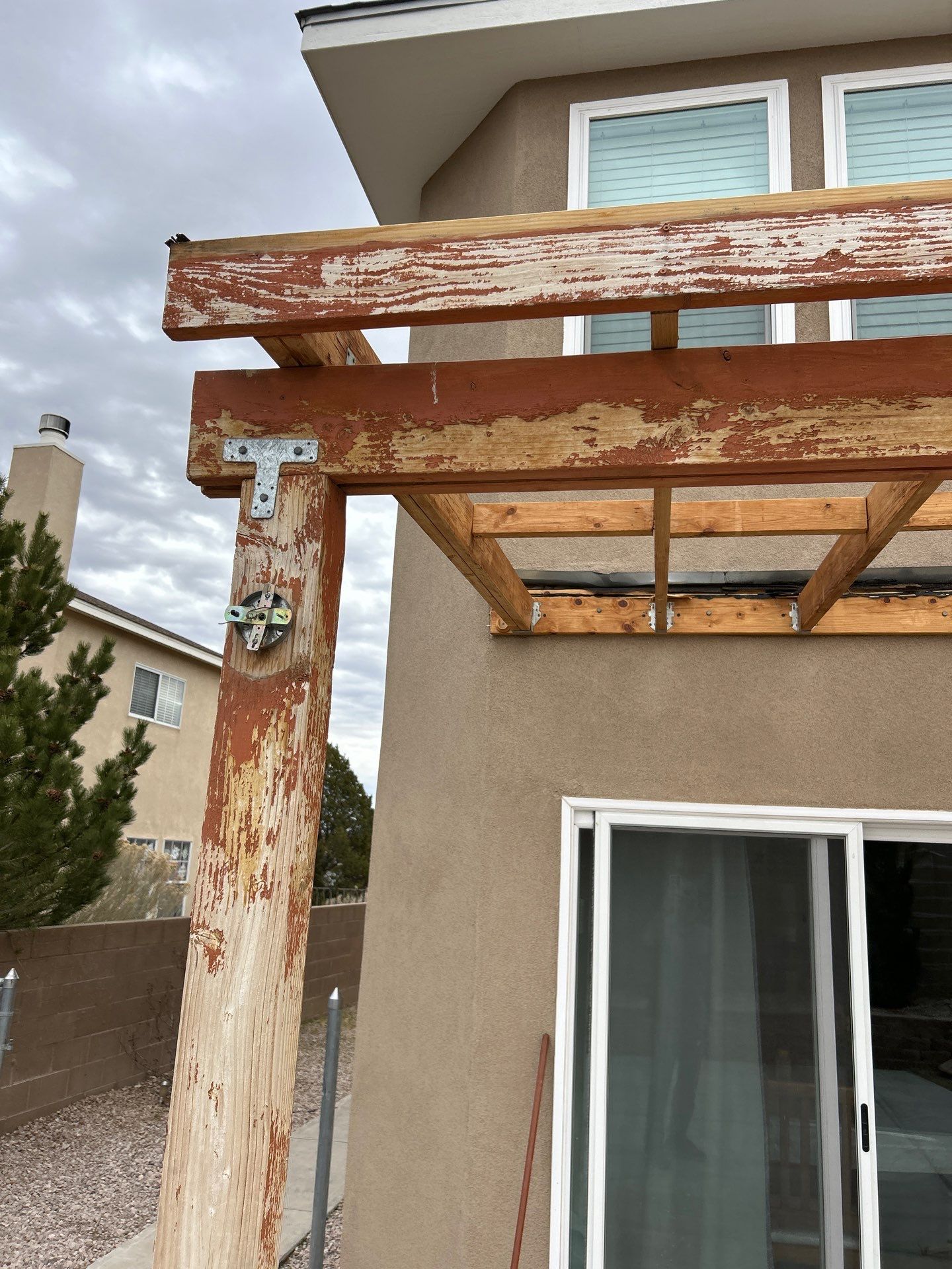 Patio Cover using Carved Douglas Fur by Rio Grande Building & Storage
