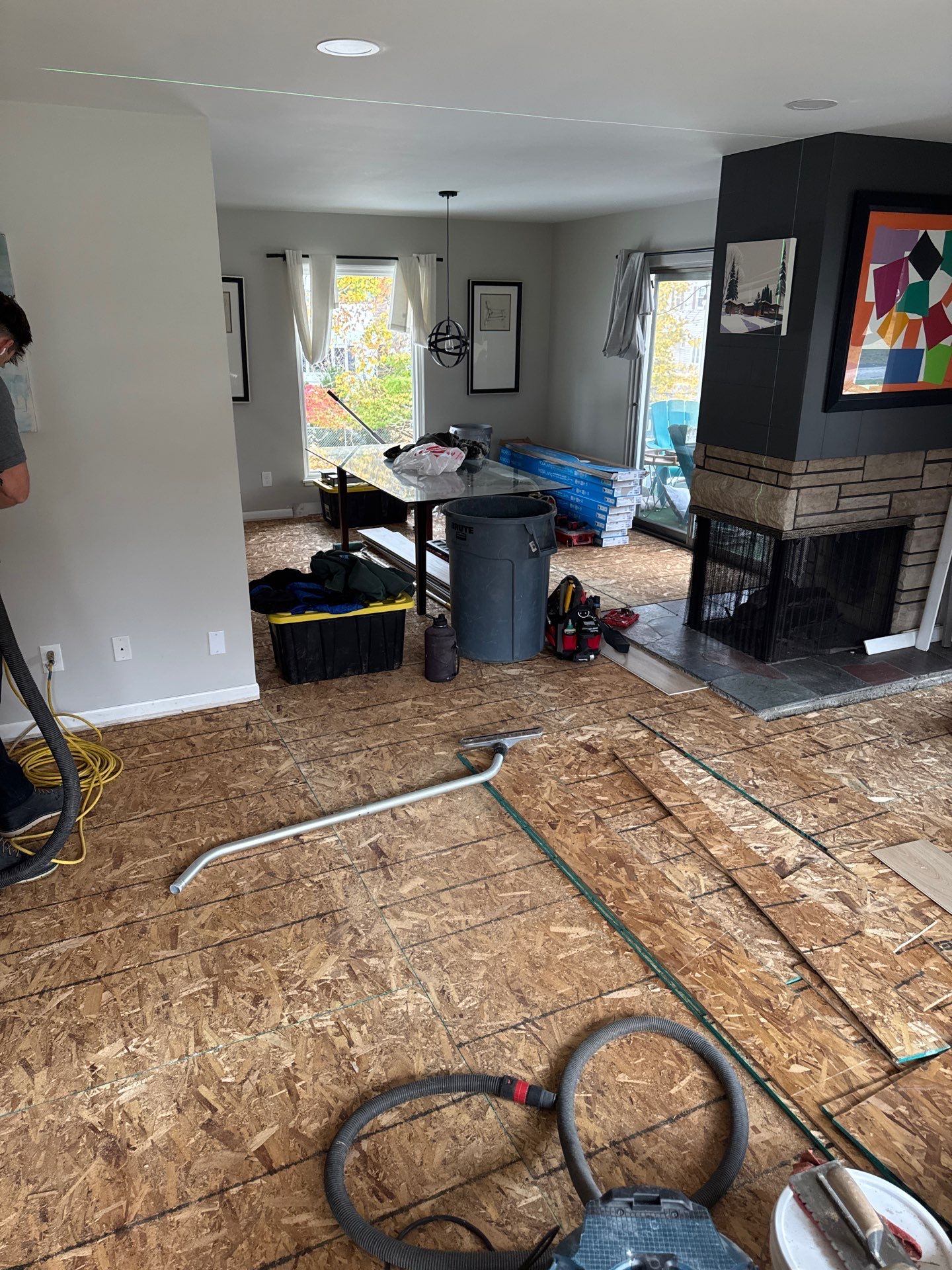 Before & After with Provenza "Road Trip" LVP by RTBaldwin Hardwood Floors