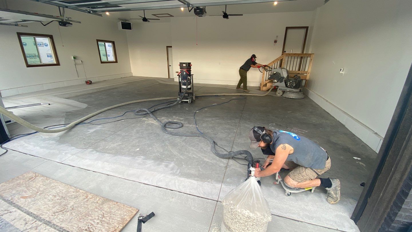 Garage using Domino  by Select Painting, Coatings & Garage Cabinets