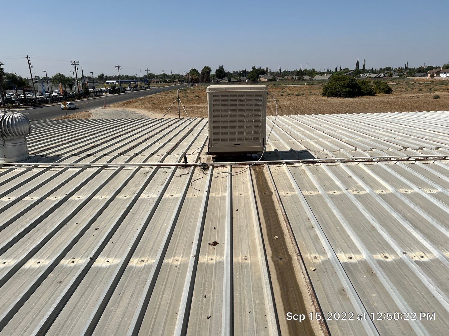 MR Roofing system using Conklin Benchmark/PUMA XL fabric and coating by Straight Edge Roofing Inc