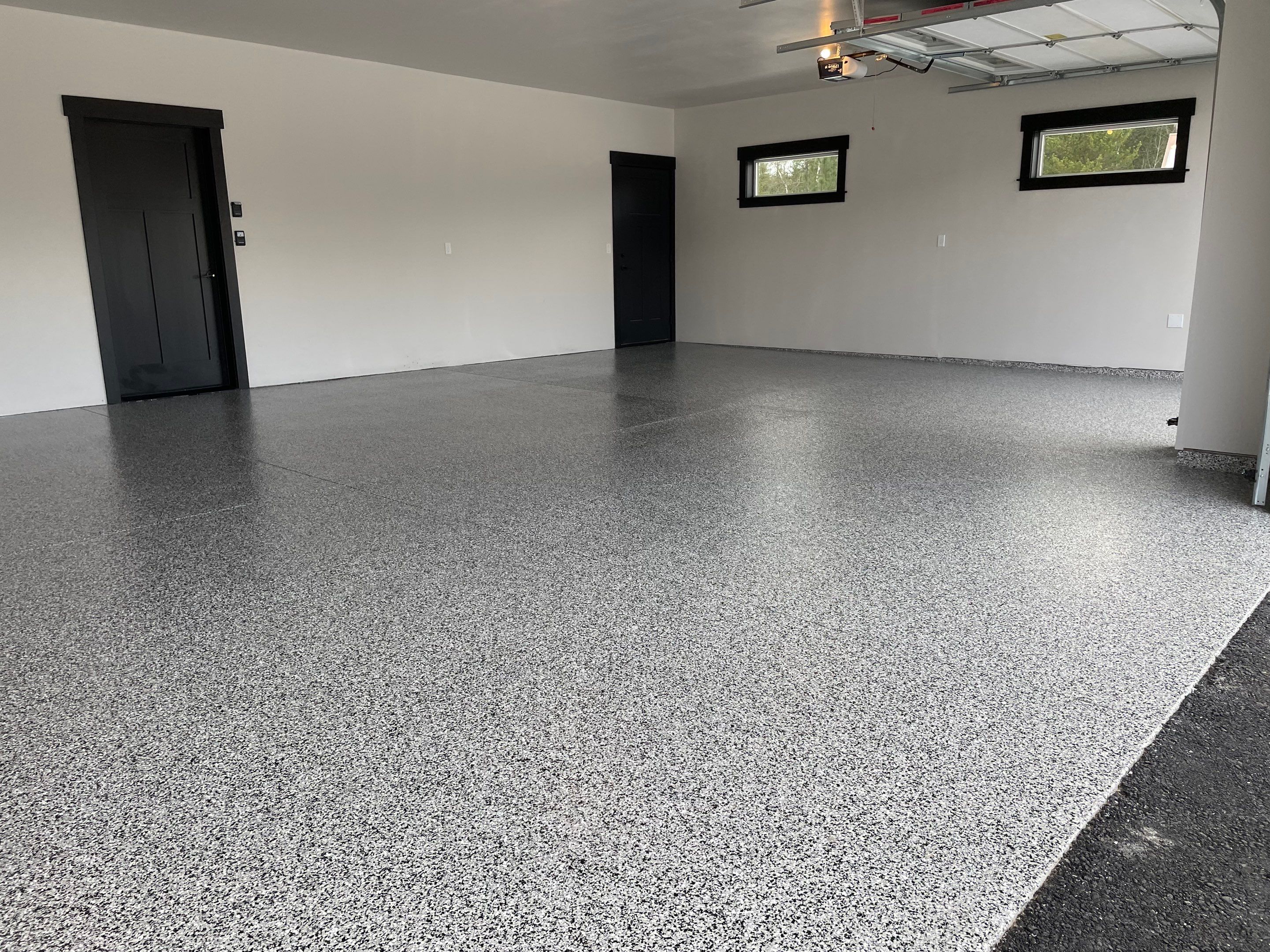 Garage Transformation using Domino and The Penntek Evolution System by Croc Coatings, LLC