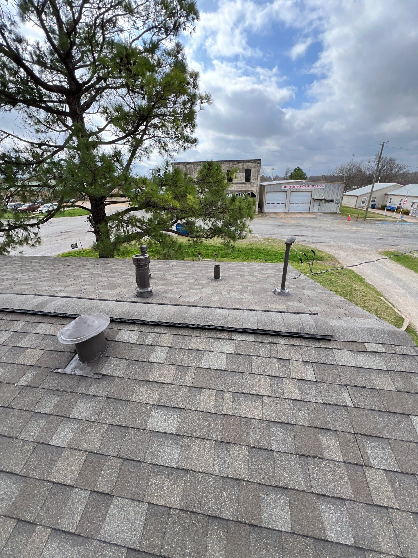 Roof replacement in Crowder, OK. by In & Out Construction & Remodeling, LLC