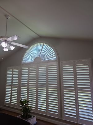 Interior Shutters with Arches