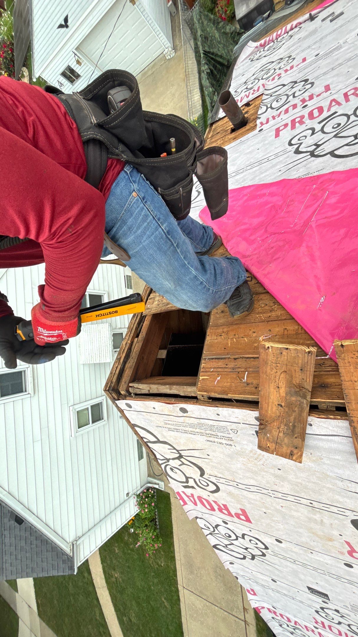 Roof Replacement using Owens Corning Slatestone Gray by 180 Contractors