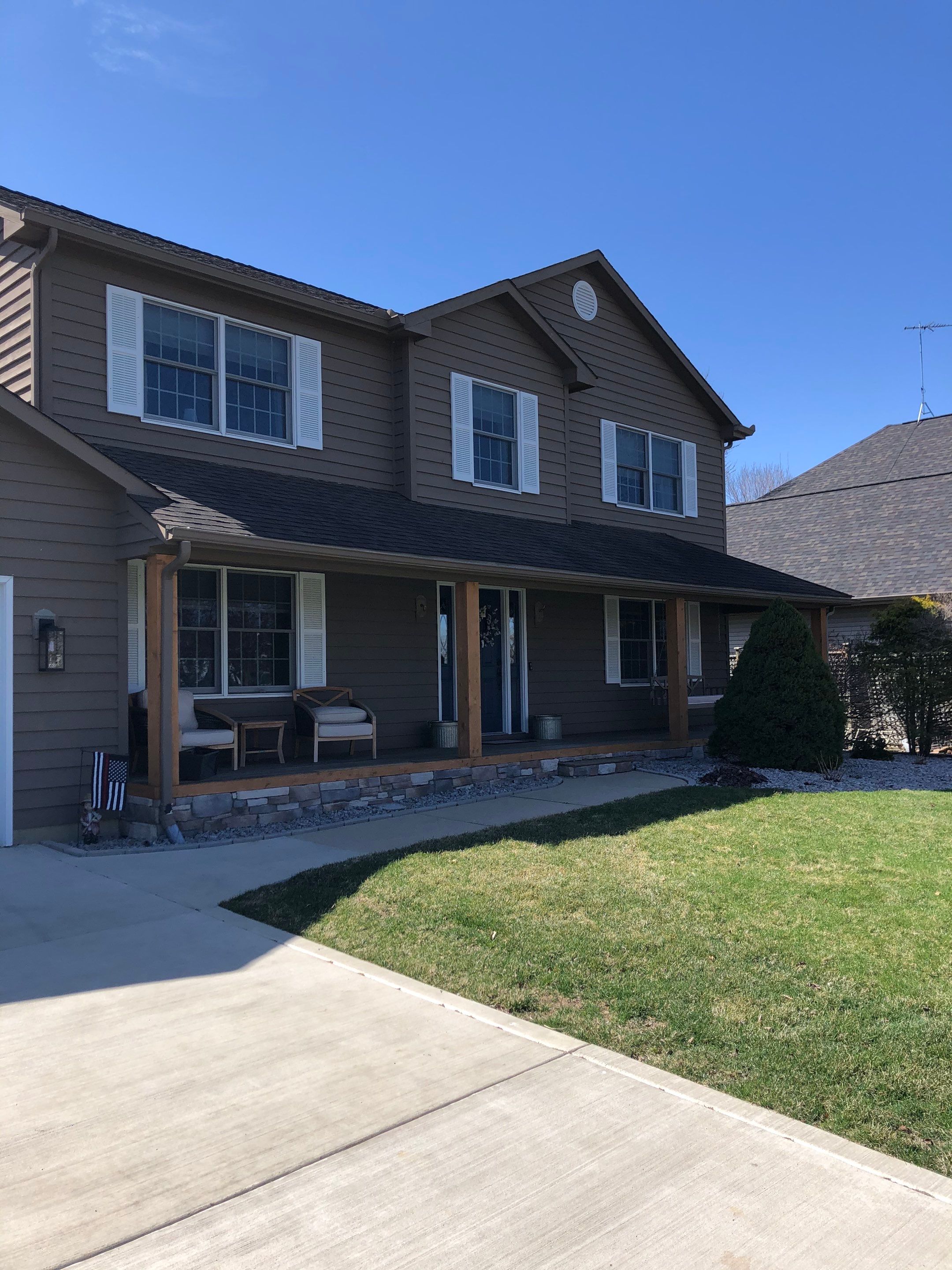 Siding installation by Kraz Construction