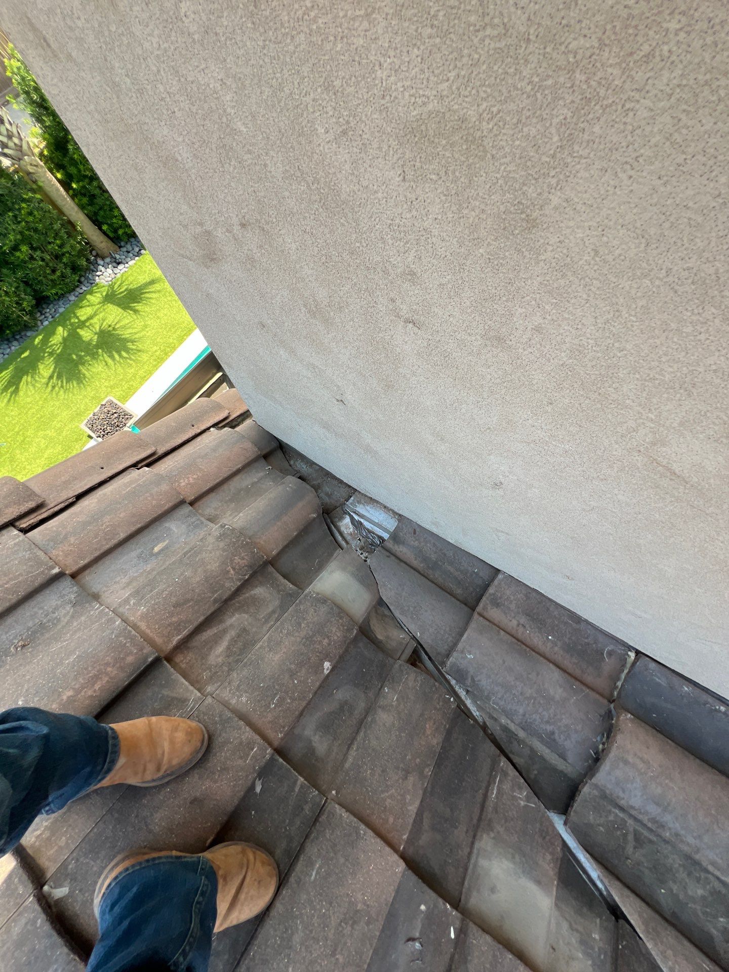 Residential Roofing Repair using tile by Roof Repair Company