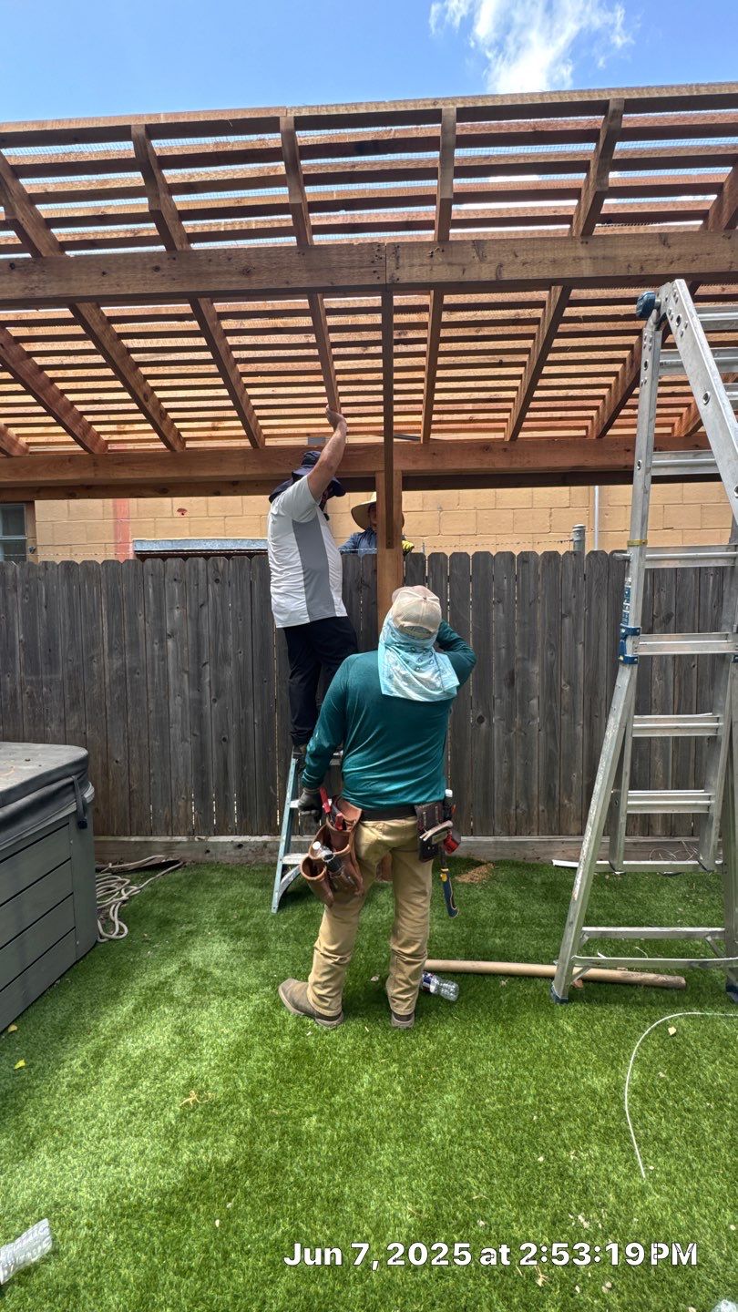 🌿 Kristy’s Backyard Privacy & Pergola Transformation by Texas Urban Elements