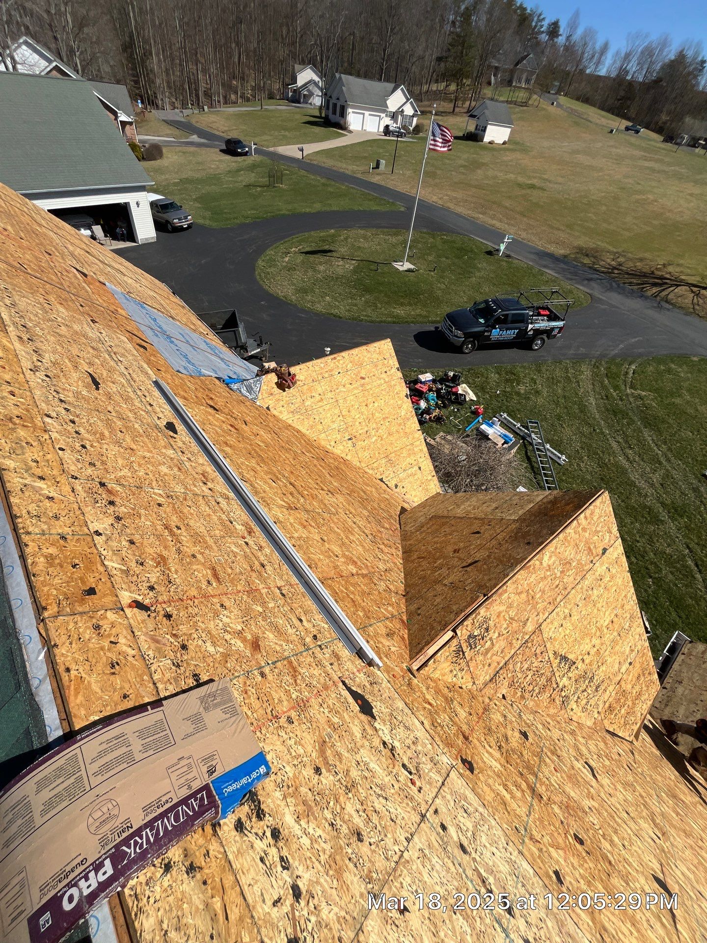 Residential Roofing Installation using Certainteed Landmark Pro Shingles by Fahey Roofing + Contracting