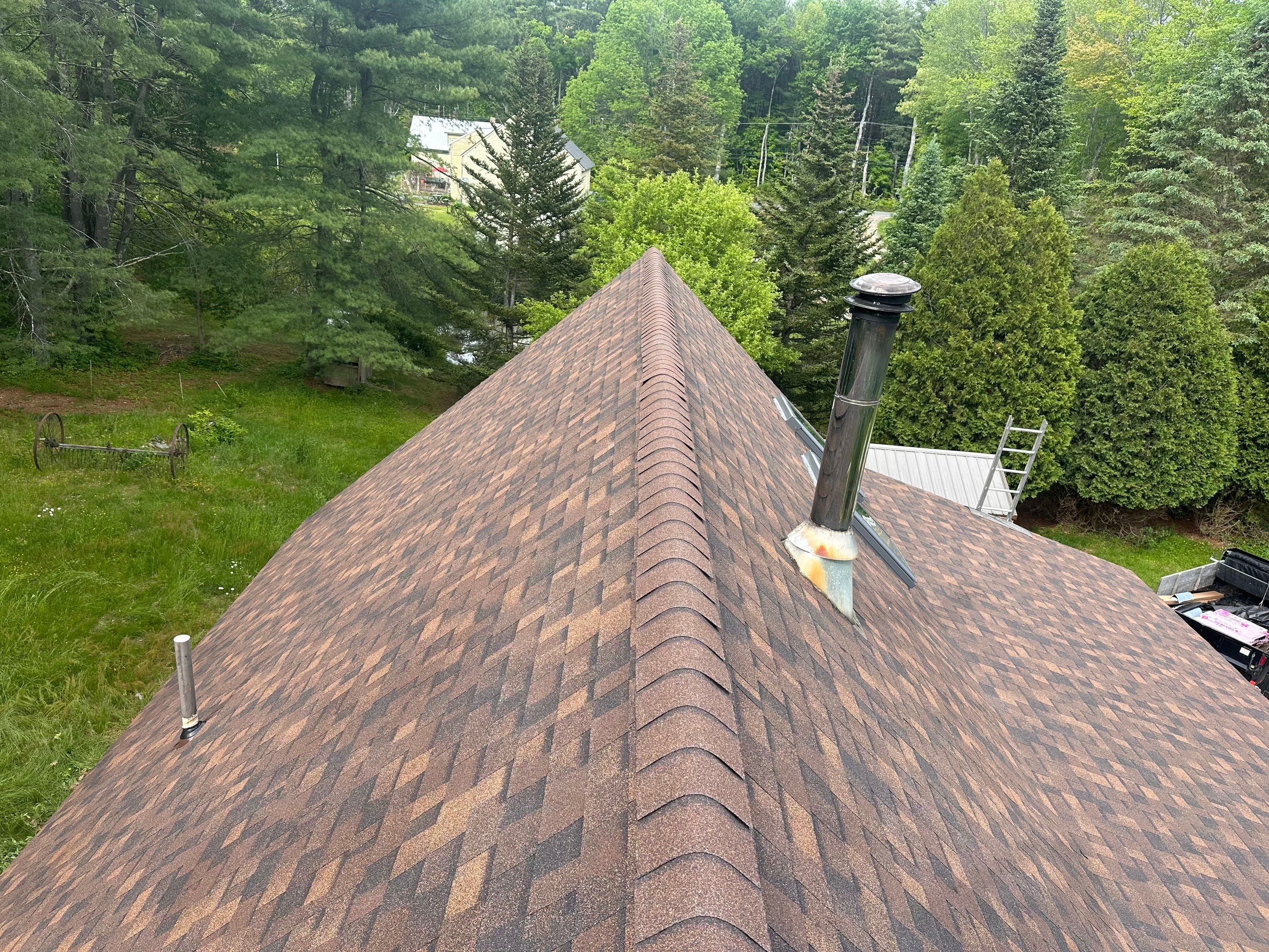 Owens Corning Asphalt Shingle Roof Replacement in North Berwick by Tall pine roofing