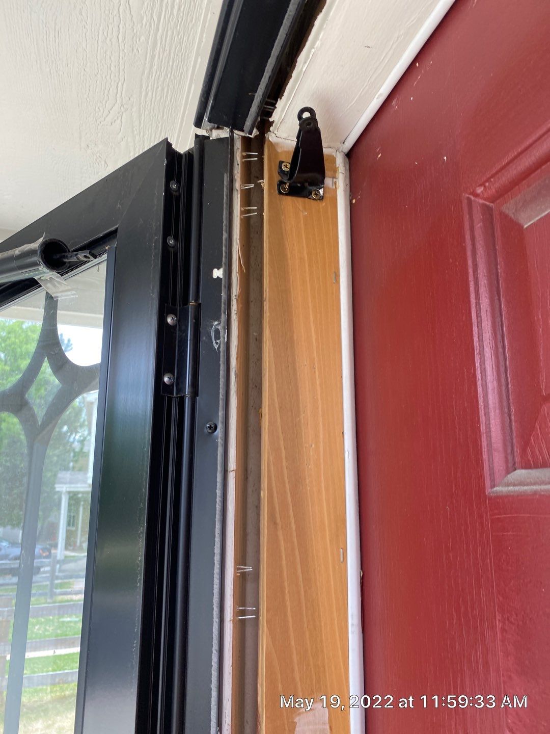 Storm Door Repair from Wind Damage using Replacement Parts by Storm Door Guy 