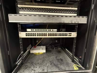 Structured cabling installation by CimaSolutions