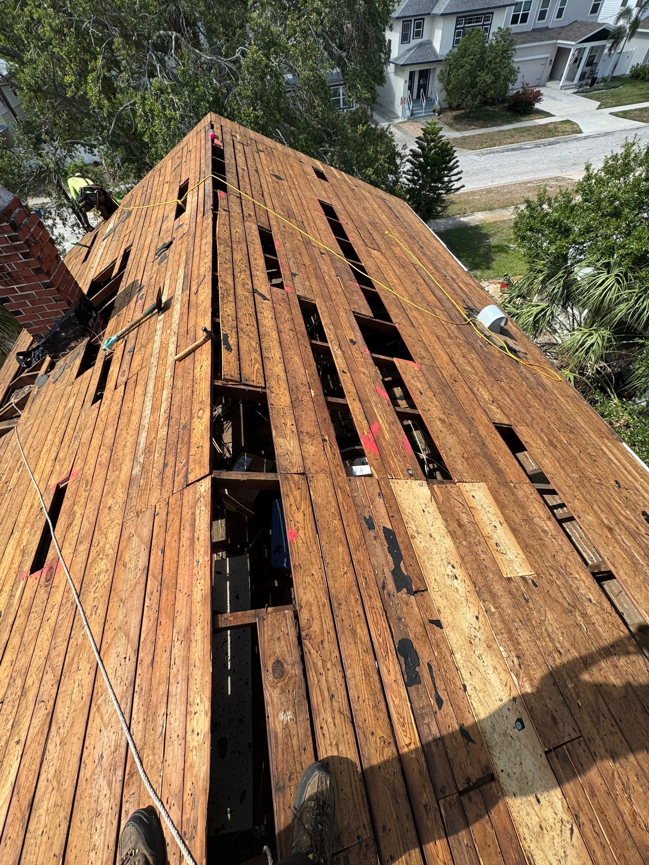 Project in St. Petersburg by Mitchell Roofing Company LLC