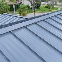 24ga 1.5" Mechanical Seam Charcoal Gray by Total Roofing System The Metal Roof Experts