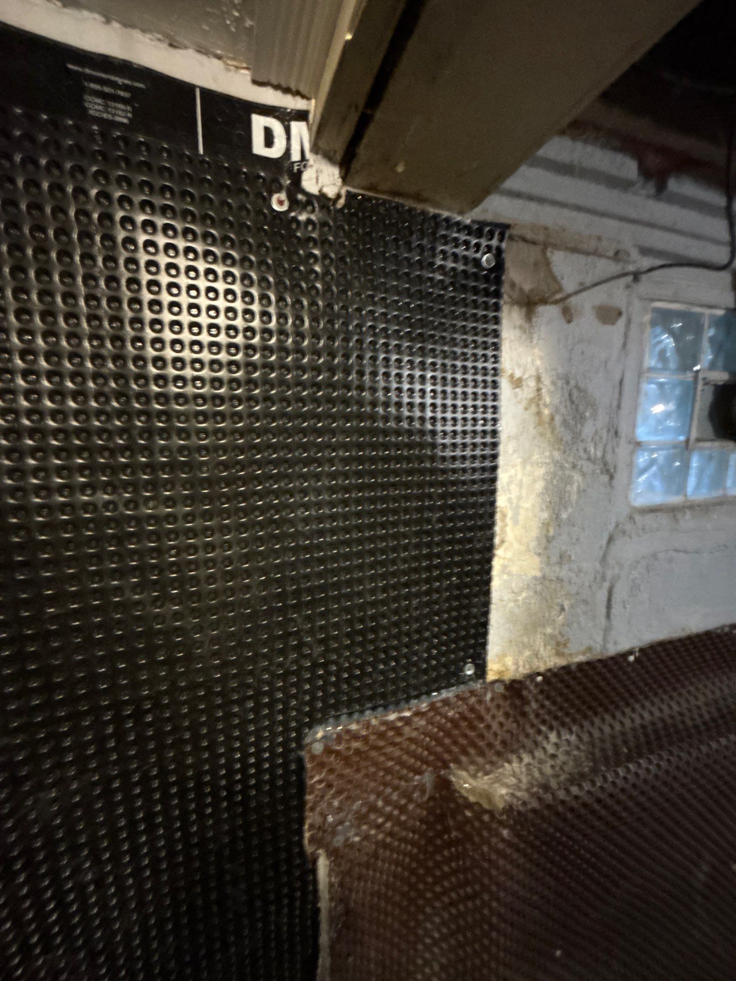 Retrofitting Drainage Board for Rachel by Waterproofing Northeast