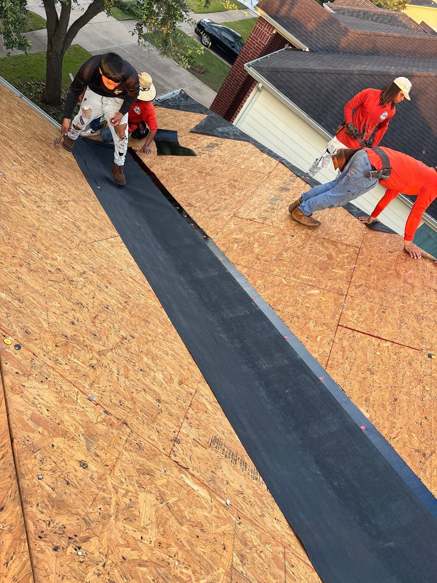 Residential Roofing Installation using Owen's Corning Duration (Lifetime) Shingles by Roof Repair Company