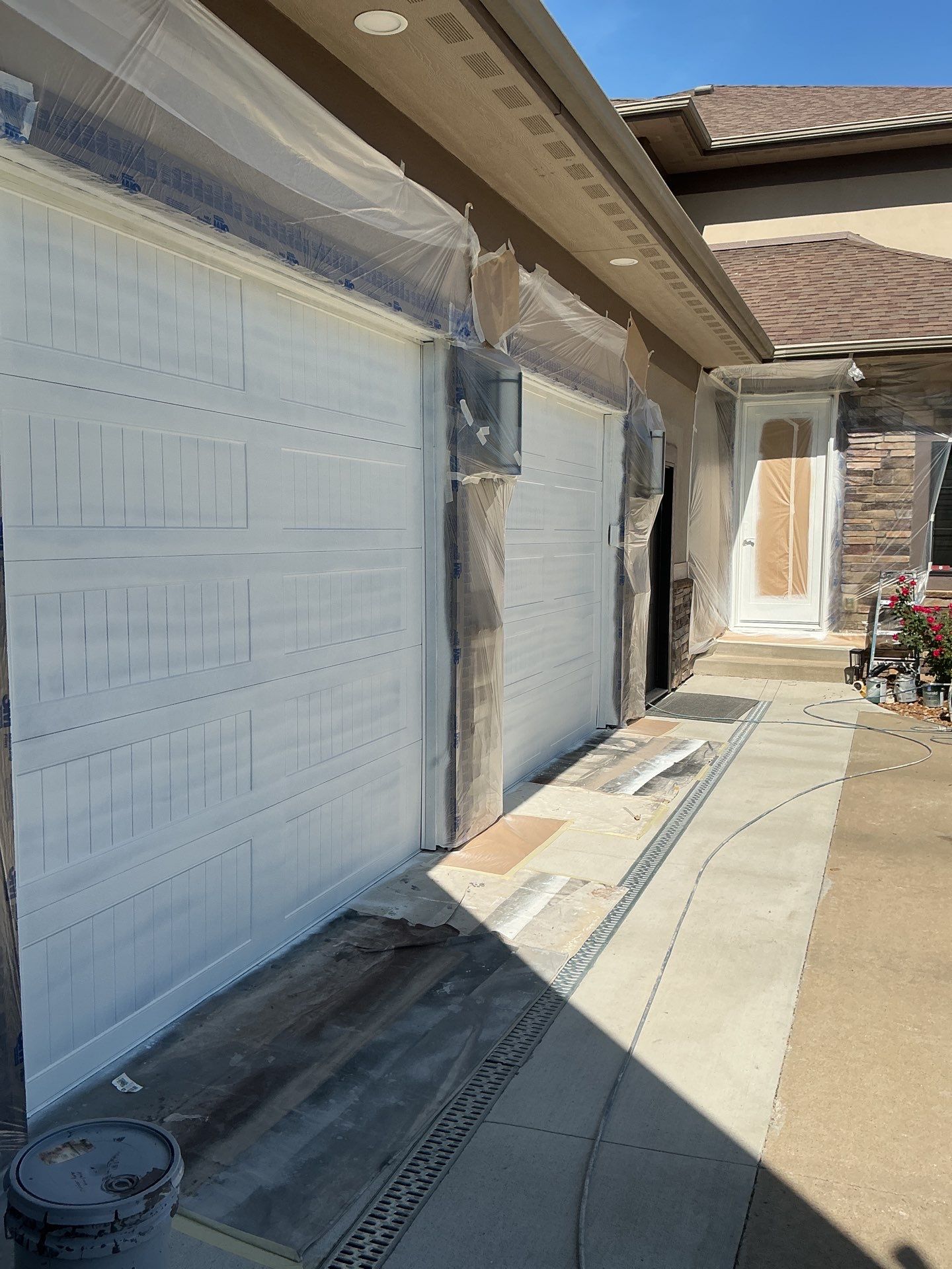 Residential Exterior Doors Repaint West Des Moines by Midwest Paint LLC