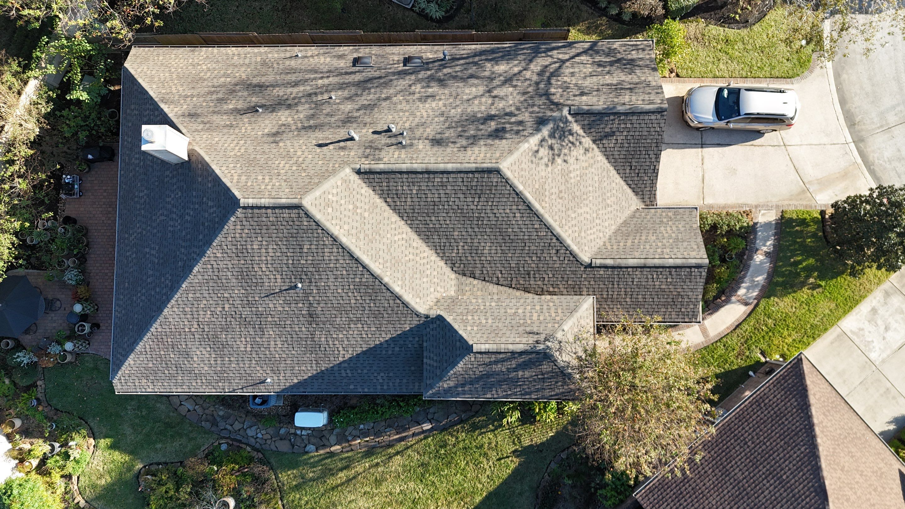 Kingwood Roof Installation using Atlas Pinnacle Pristine by Modern BYLT Roofing & Construction