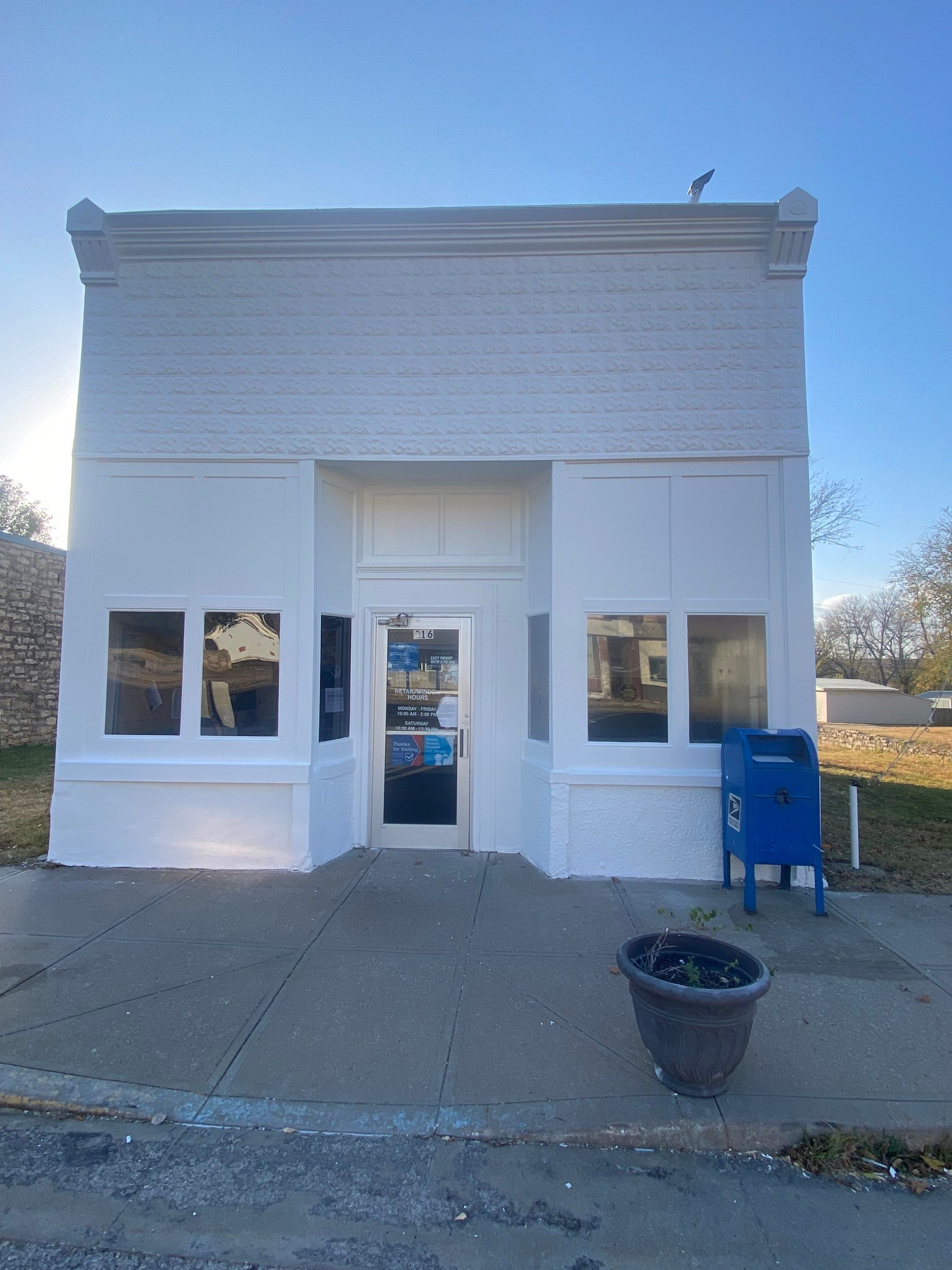 Historic Revival: Restoring a Downtown Post Office with Fresh Paint and Expert Wood Rot Repair by Cougar Painting