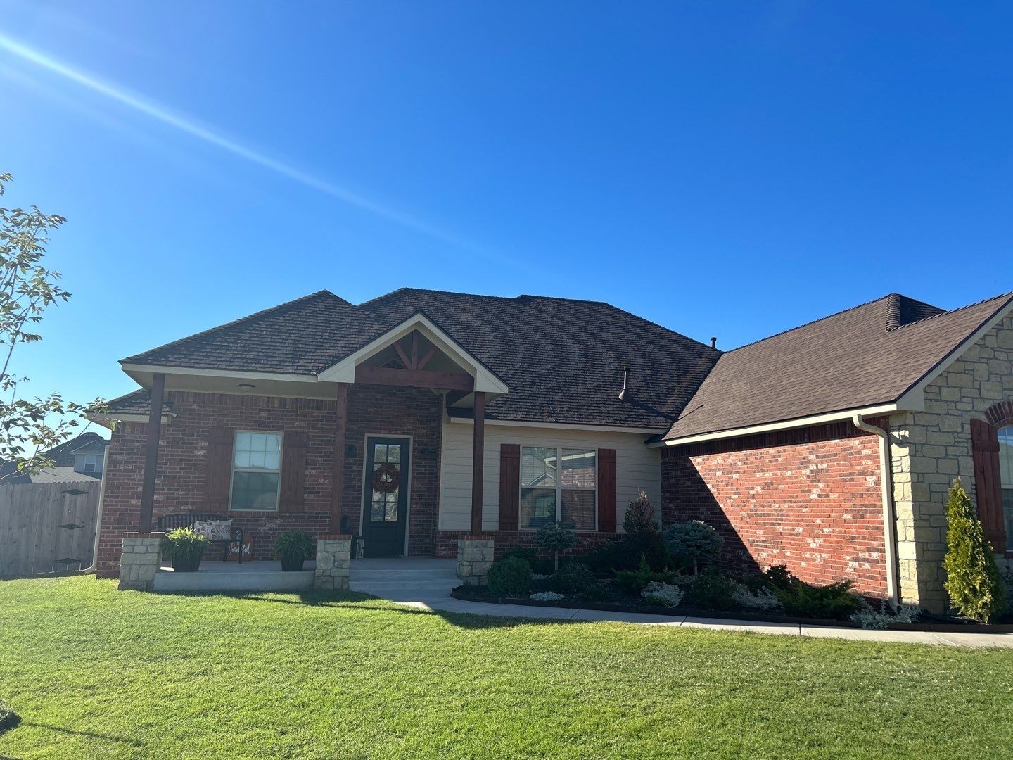 roof replacement in Tuttle by McCann's Roofing and Construction