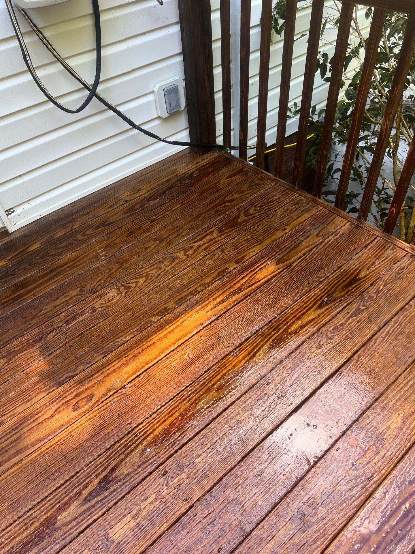 Weathered Deck using Wood Sealant by DuraSeal