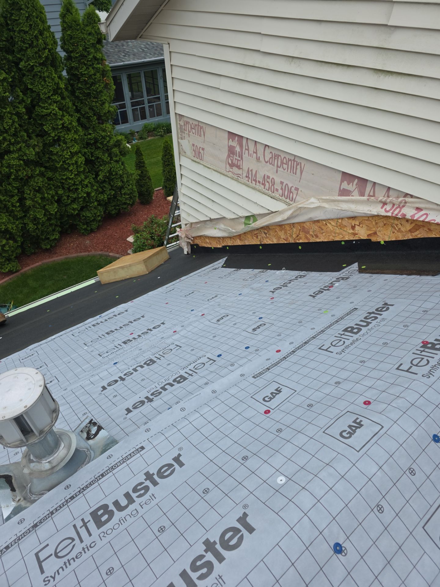 Sunny day Roofing for Sonny !  by Gellings Roofing & Siding