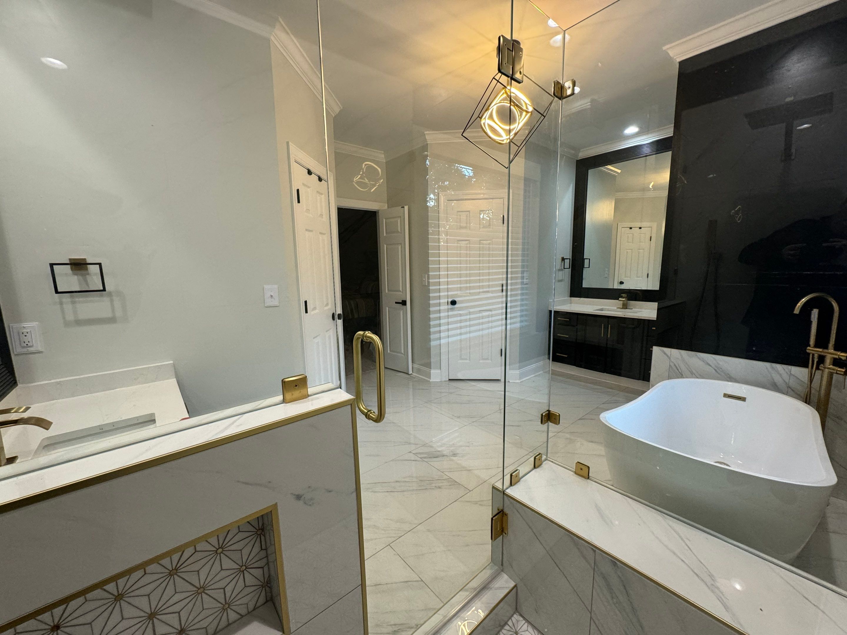 Woods Trace - Bathroom Remodel  by Pillar and Pine