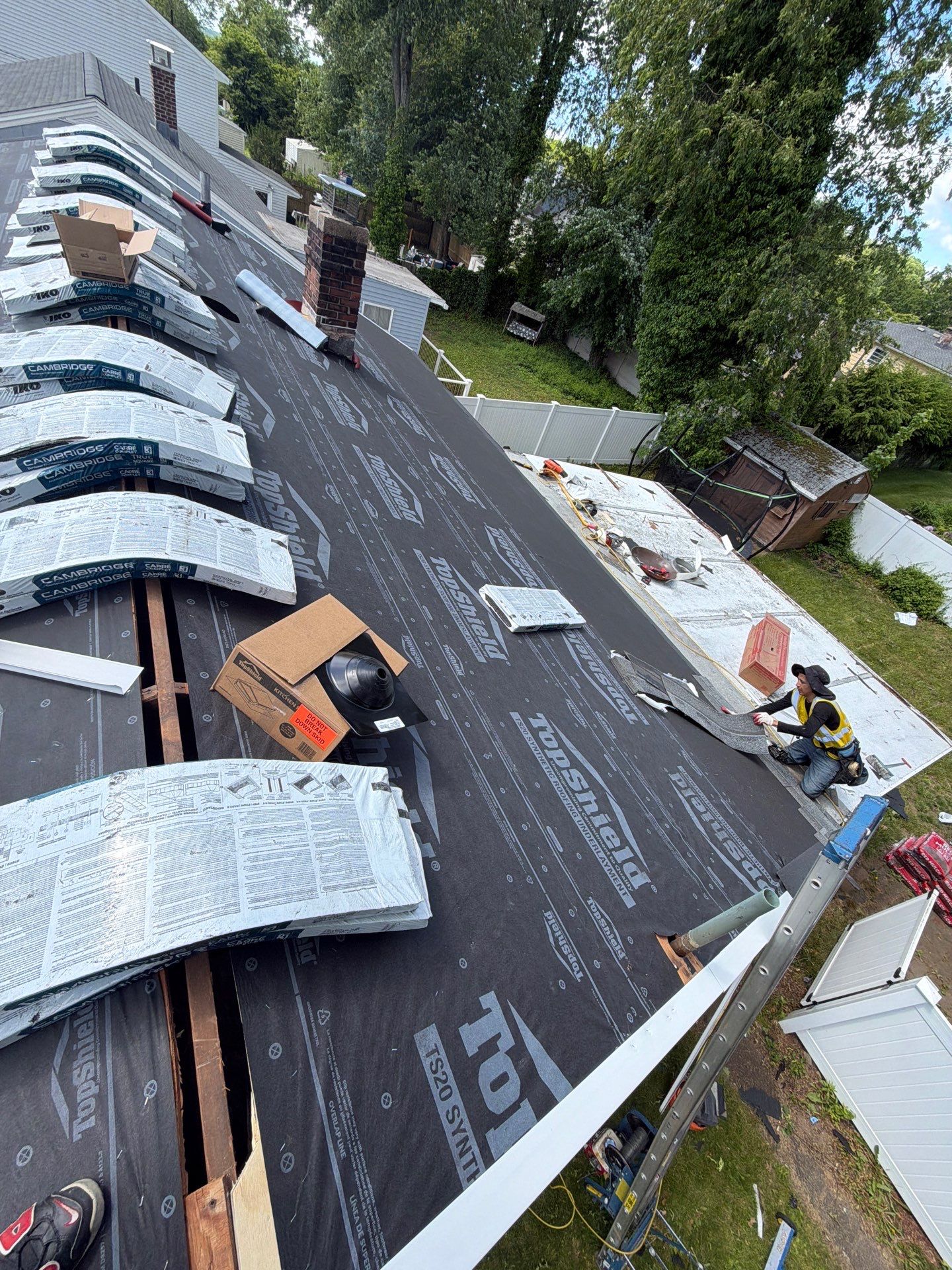 Project in Waterbury, CT by Elitex Roofing