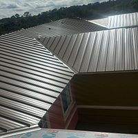 24ga 1.5" Mechanical Seam Sierra Tan by Total Roofing System The Metal Roof Experts