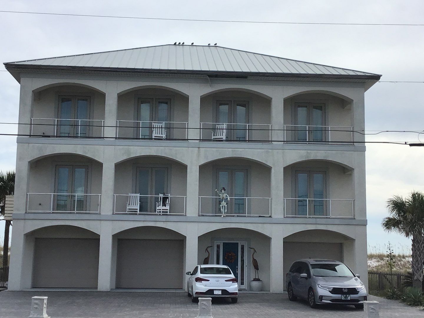 Soffit and Fascia Roof Replacement using 60' Ladders in Navarre by Gutter Professors