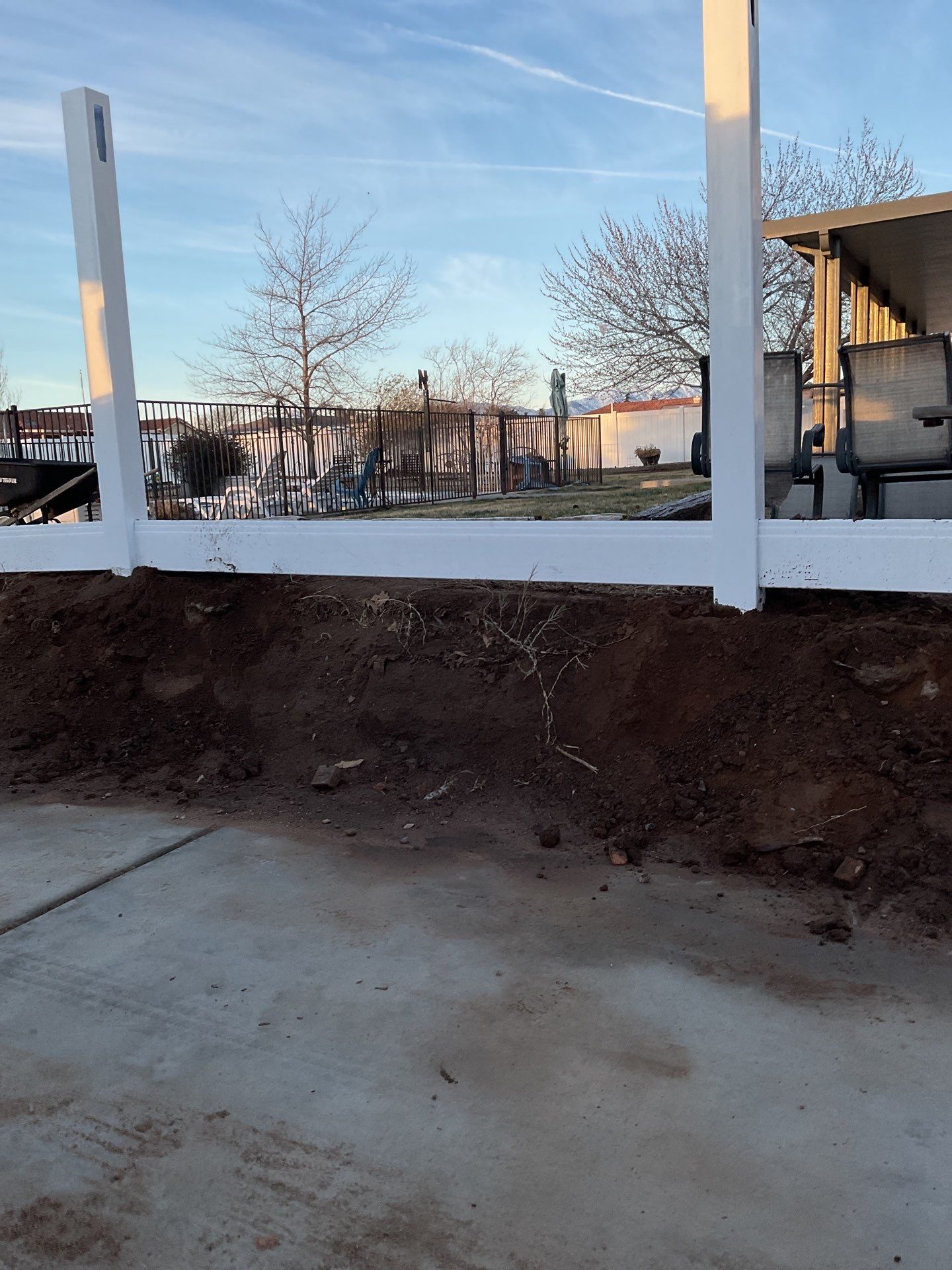 Fence Installation using Vinyl by Fence Guys Inc. 