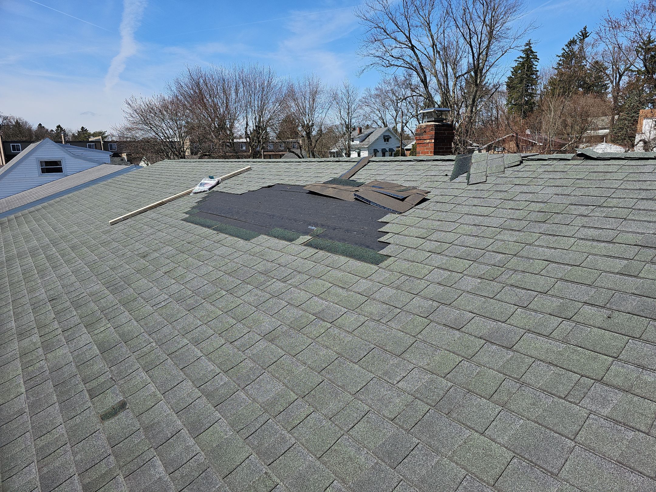 ATLAS PINNACLE COLOR: SUMMER STORM DRIP EDGE: WHITE by Eagle Eye Roofing