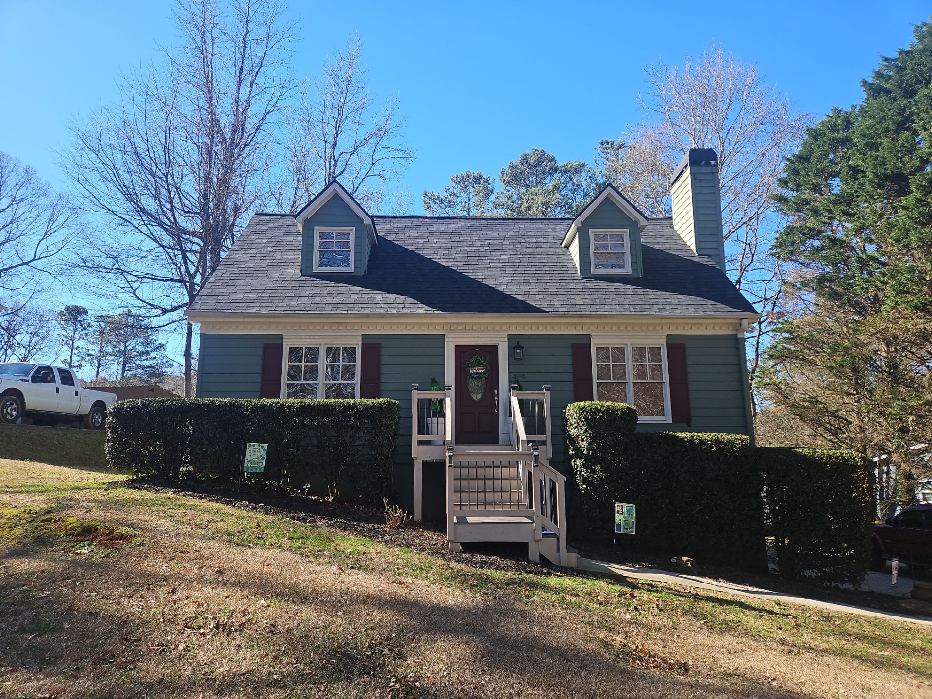 James Hardie Siding Install, Rotten Wood and Gutter Replacement and Exterior Painting by Nelson Exteriors