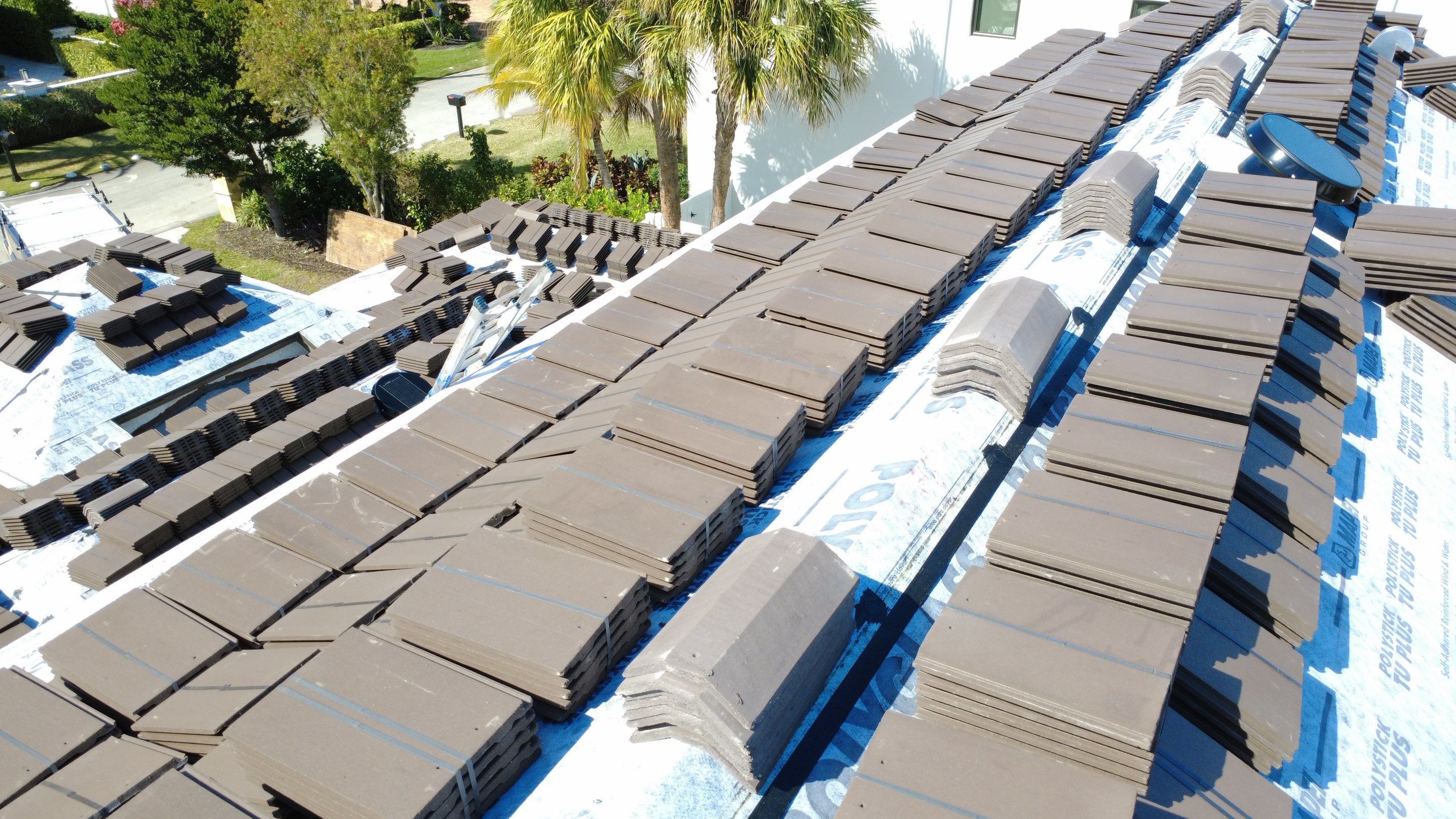 Residential Roofing Installation using WestLake Roofing Tile by BLUES BROTHERS ROOFING