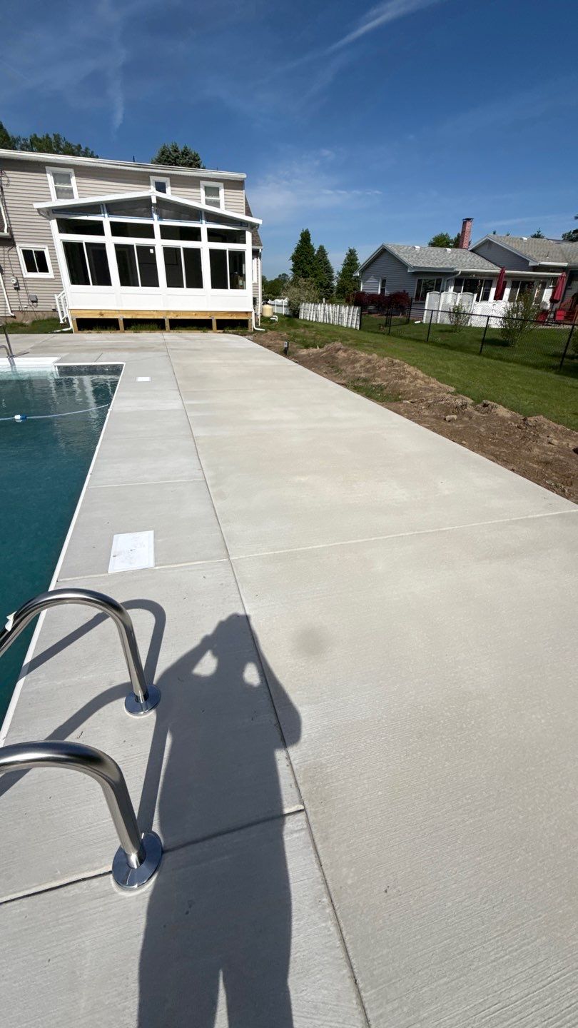 Wester Broom Finish Patio by NG Masonry & Construction LLC