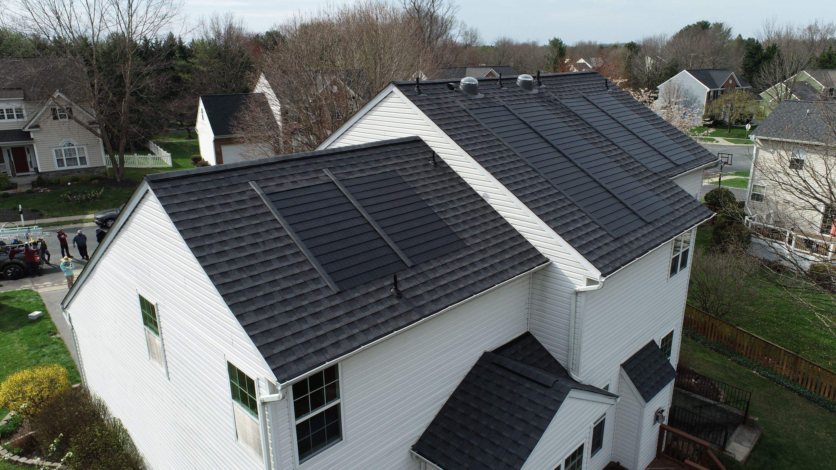 Solar Roof Replacement using GAF Timberline Solar Shingles by American Home Contractors