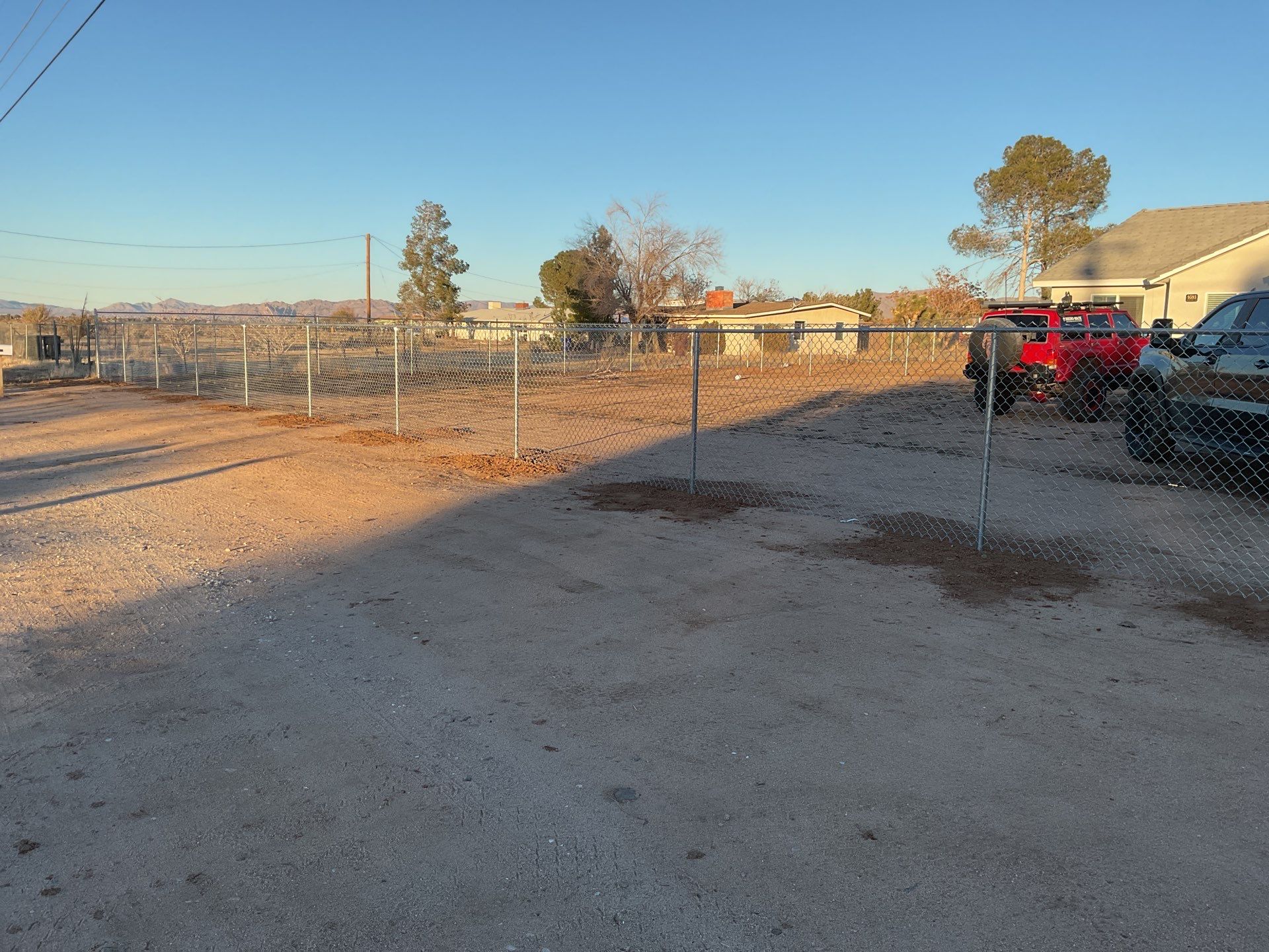 6ft and 5 ft chain link by Fence Guys Inc. 