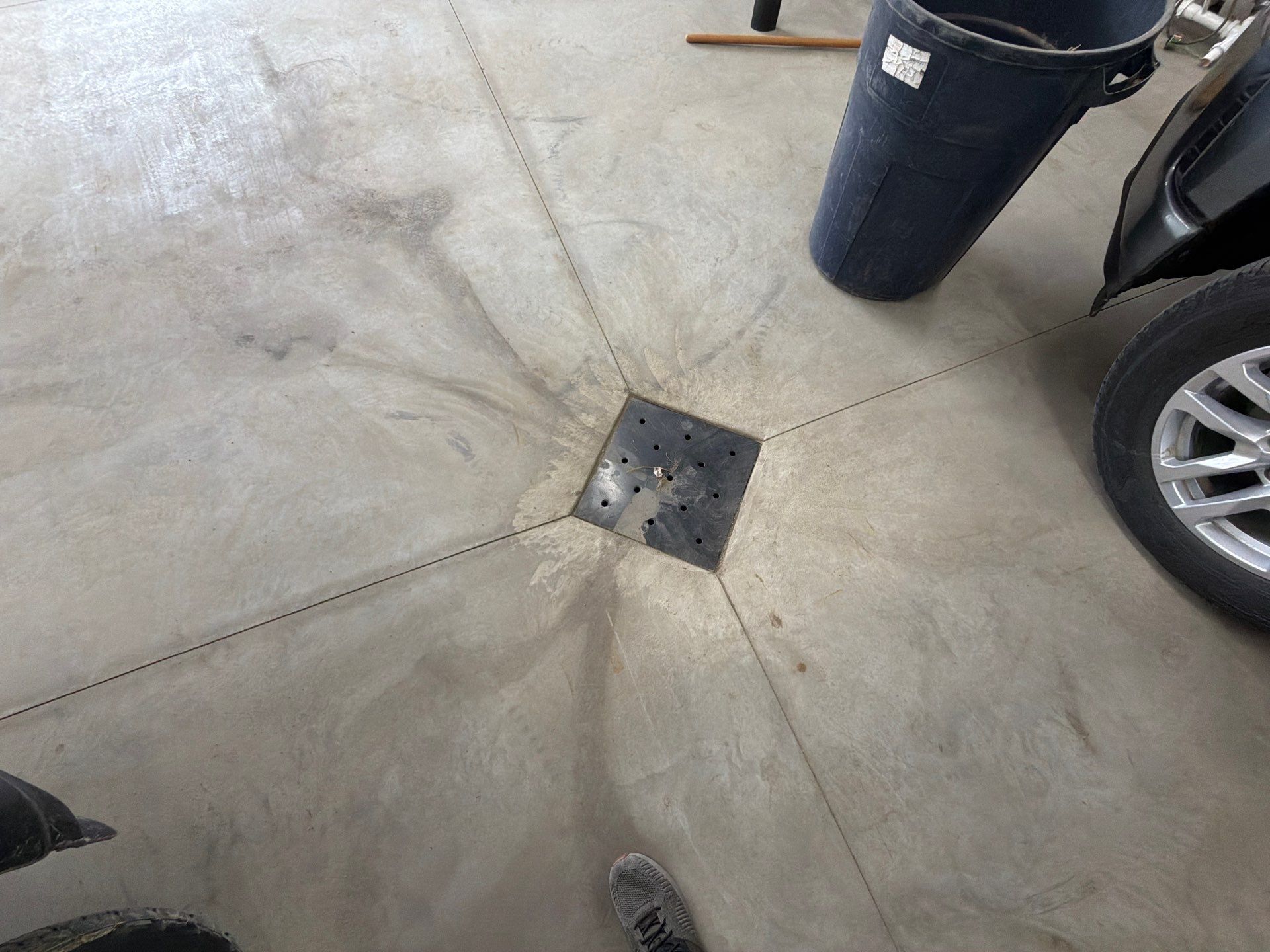 Speckled Epoxy Concrete Coating for Edgerton Garage Floor by Select Painting, Coatings & Garage Cabinets