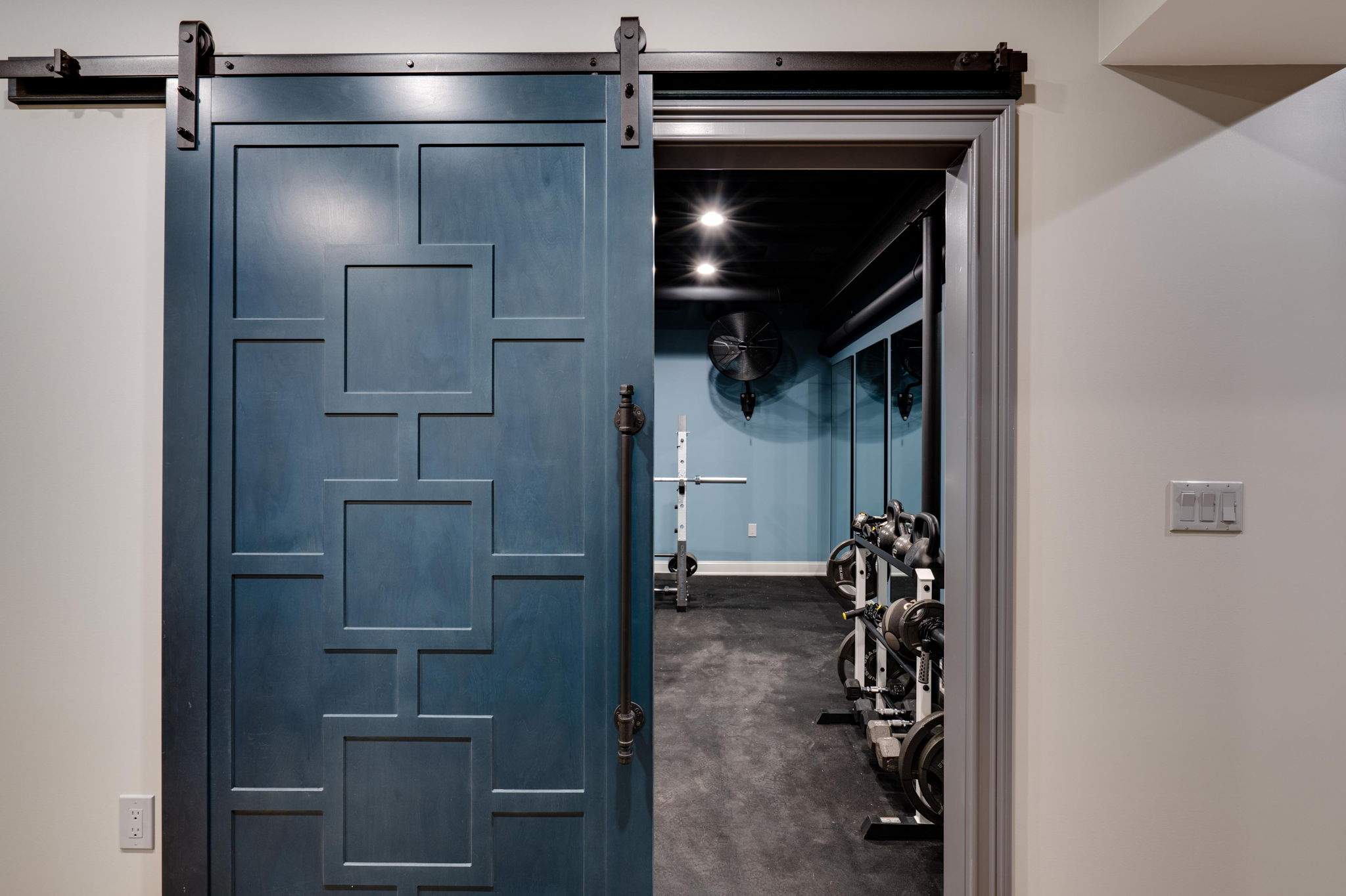 Basement Remodel using Open Ceiling at the Murphy's by MCL Carpentry and Construction