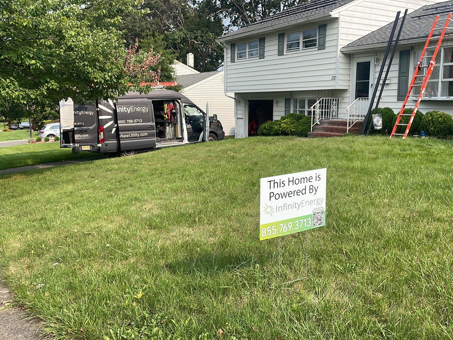 Solar Panel Installation with Exterior Service Change by Infinity Solar Systems