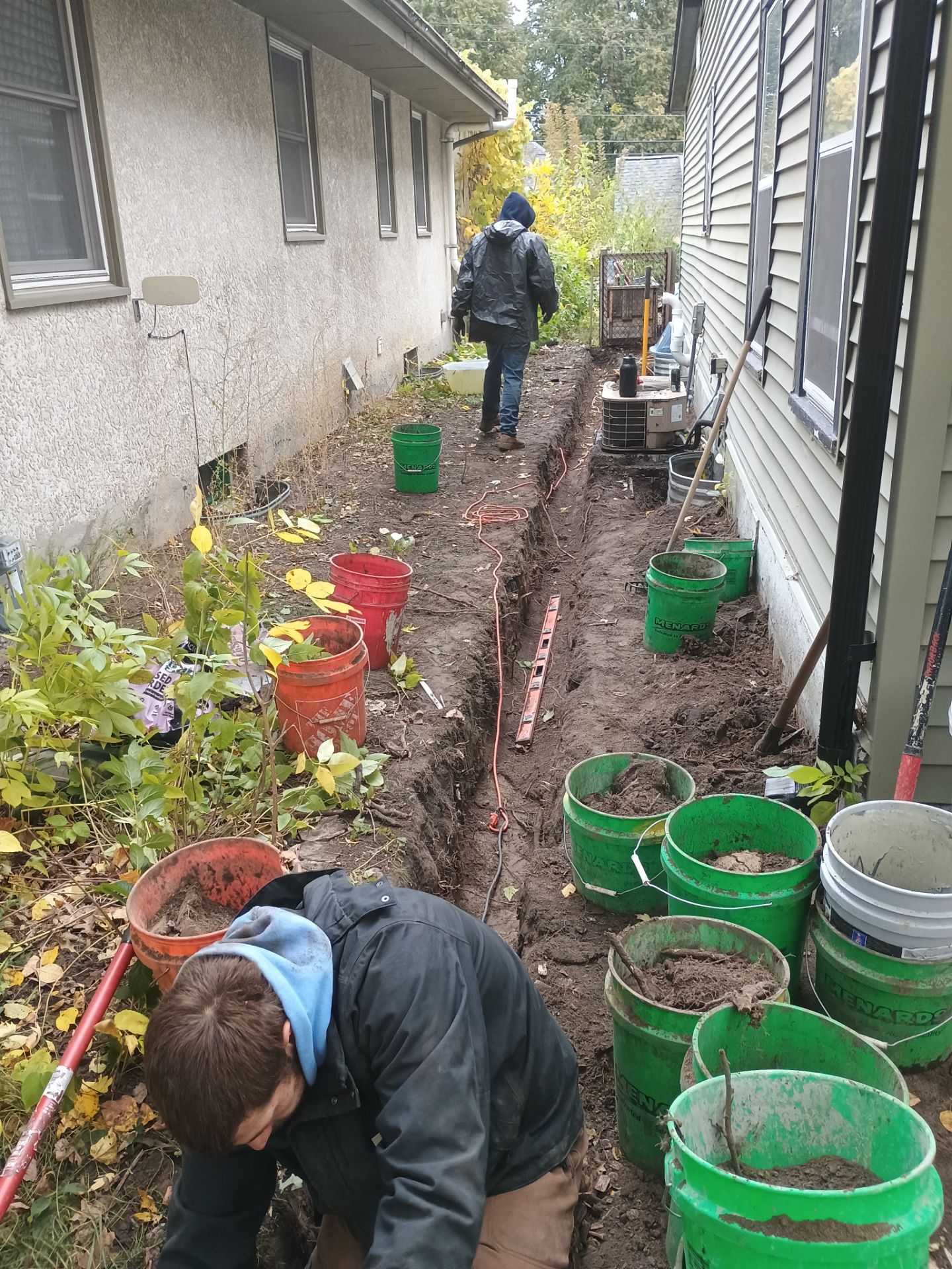 A French Drain for Maya by Waterproofing Northeast