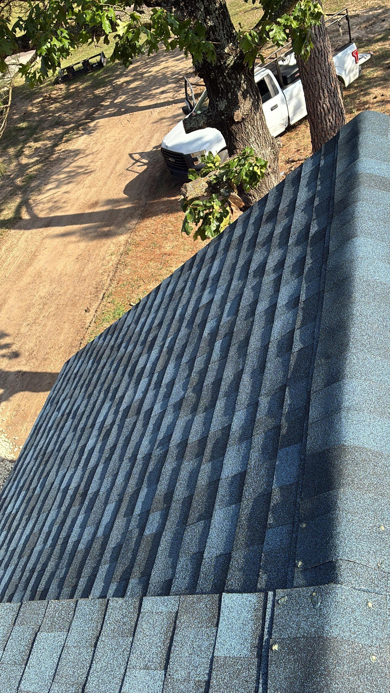 Black and Blue New Roof by Berry Good Roofing