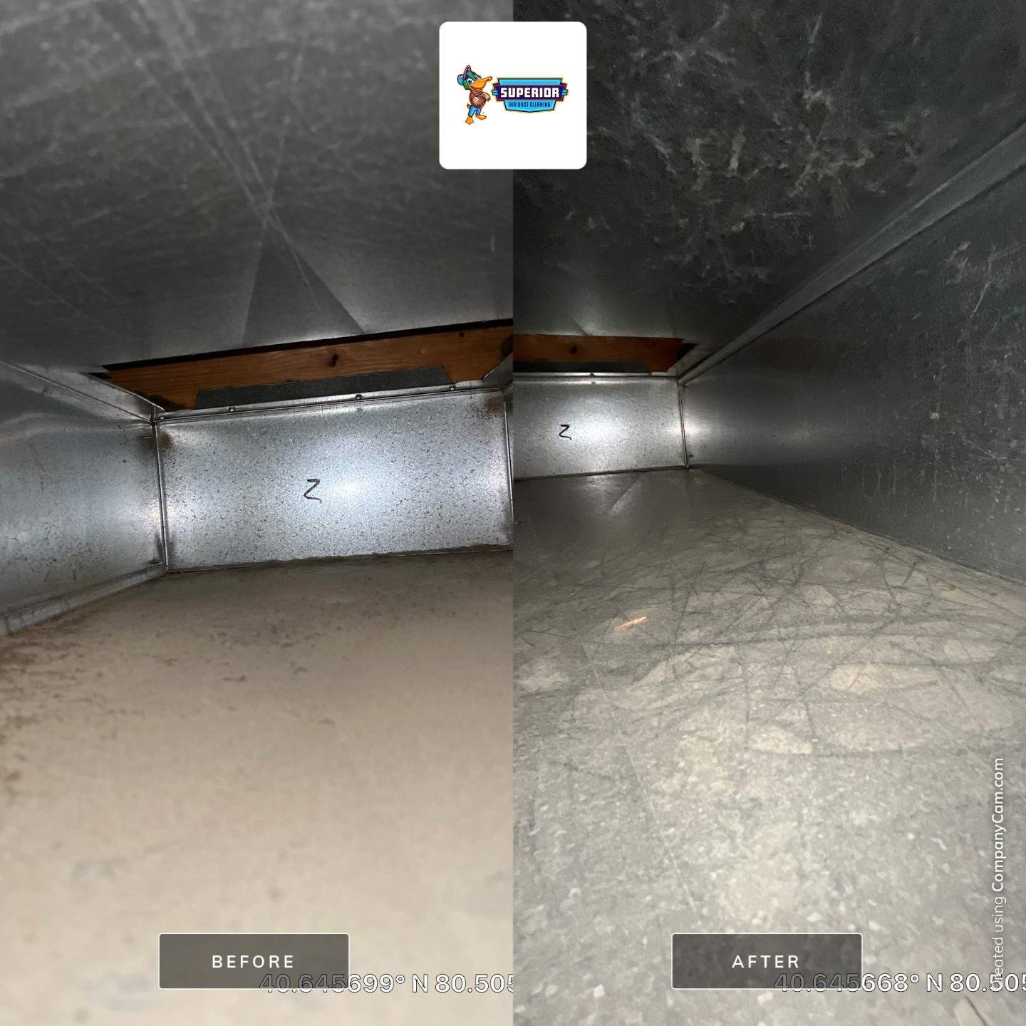 Air Duct Cleaning With a Vacuum Truck in Midland, PA by Superior Air Duct Cleaning