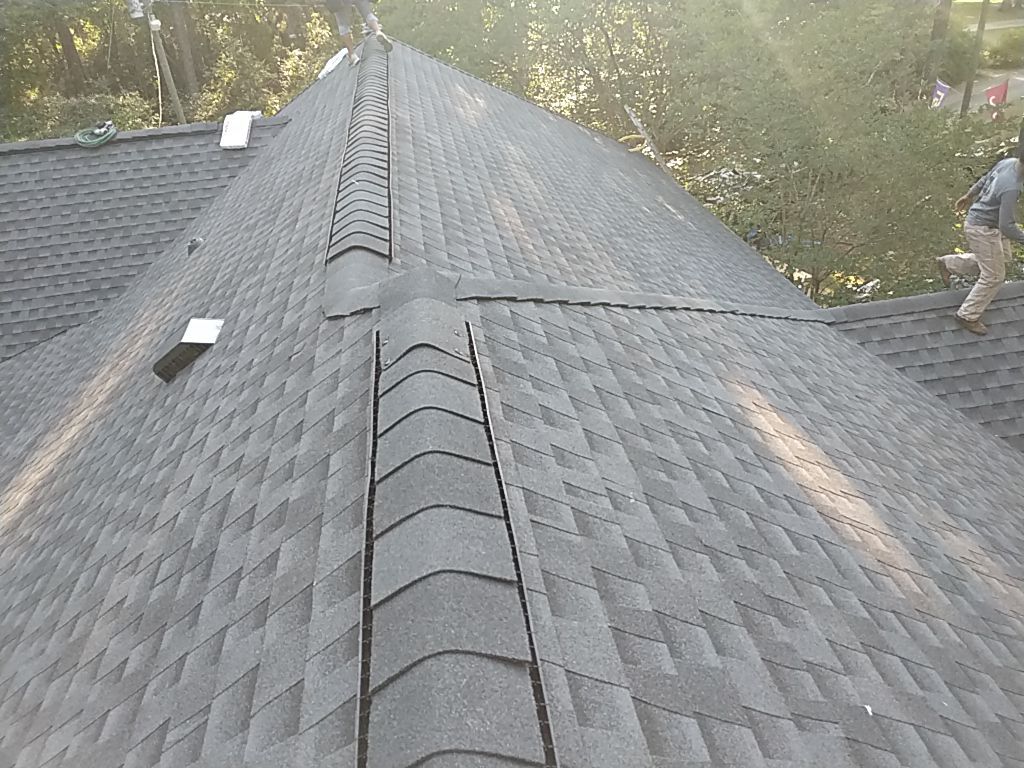 Residential Roofing Installation using Roof Replacement by American Roofing & Construction LLC