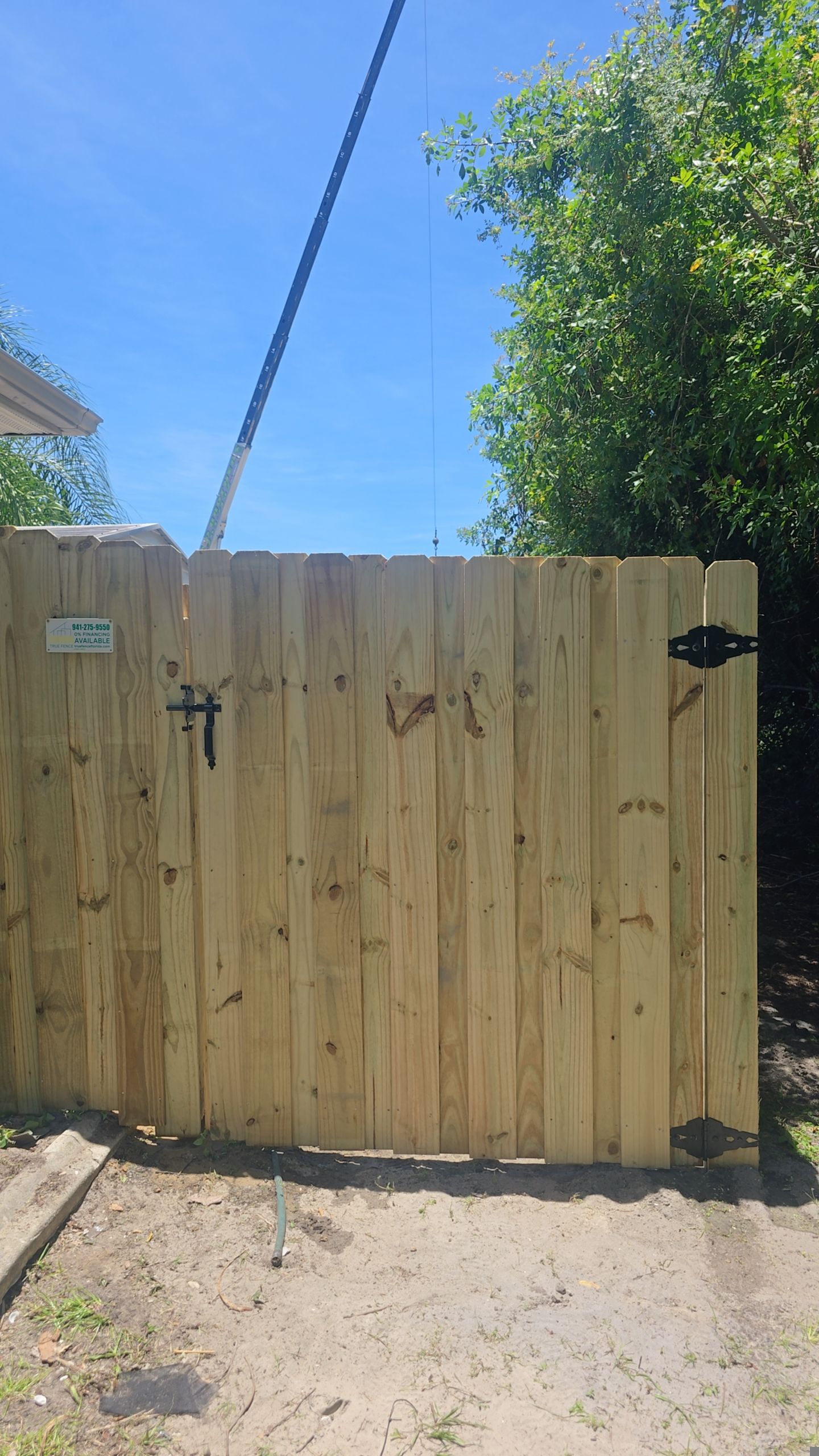 Pressure-Treated Wood Privacy Fence Installation in Port Charlotte by True Fence LLC